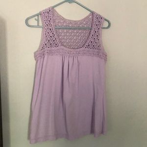 Athleta Crochet Tank Top Sz Med